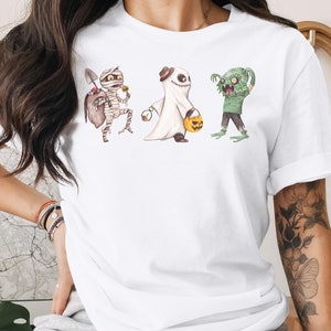 Scary Halloween Shirt, Halloween Party, Ghost Shirt, Fall Shirt, Halloween Fish Boy Ghost Mummy