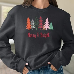 Christmas Sweatshirt, Christmas Coffee Sweatshirt, Merry and Bright Sweatshirt, Pumpkin Fall Sweater, Funny Santa Sweatshirt