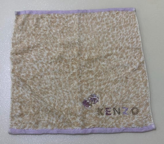 Vintage KENZO Hand Towel Small Towel Leopard Design Etsy Ireland