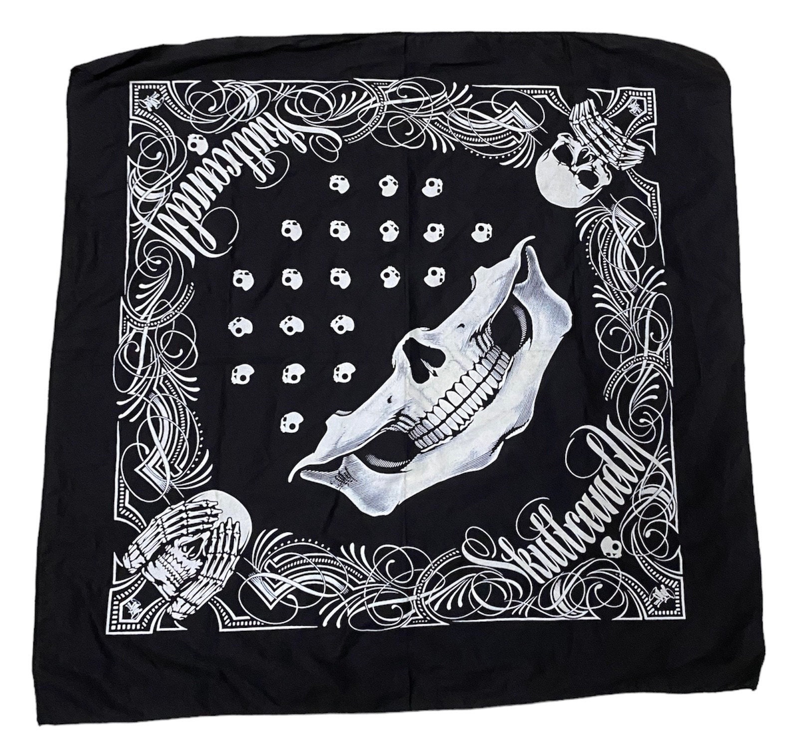 Vintage SKULLCANDY Bandana, Handkerchief