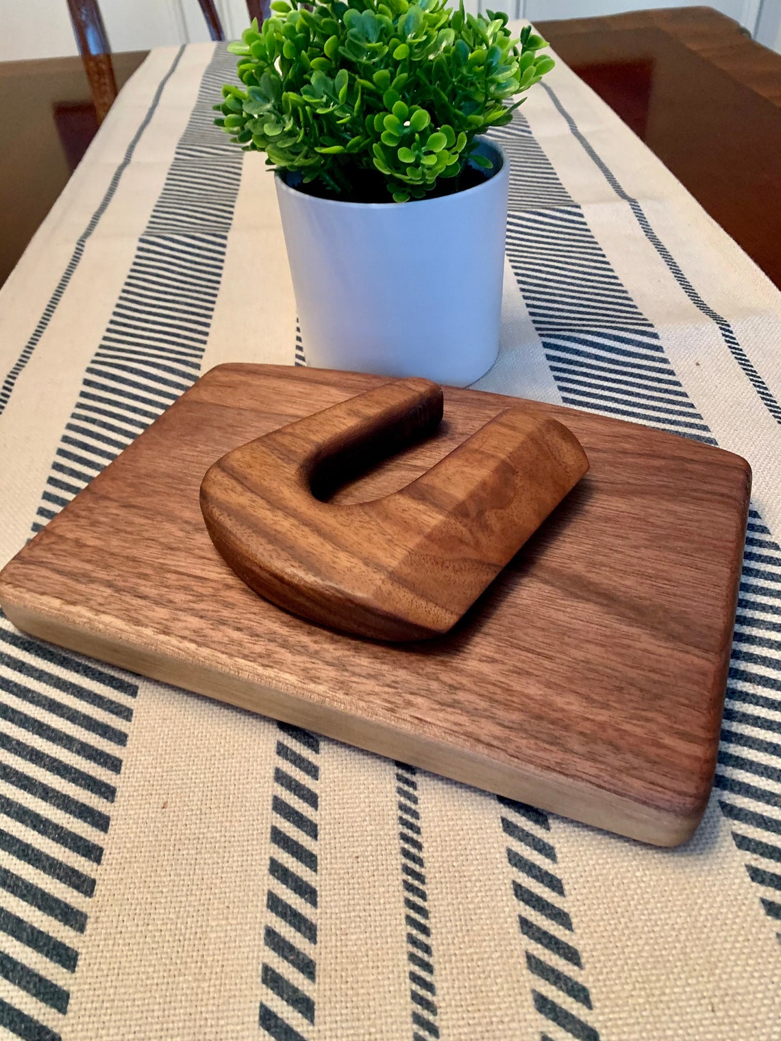 KidFriendly Wooden Cutting Board and Knife for Children Safe Etsy