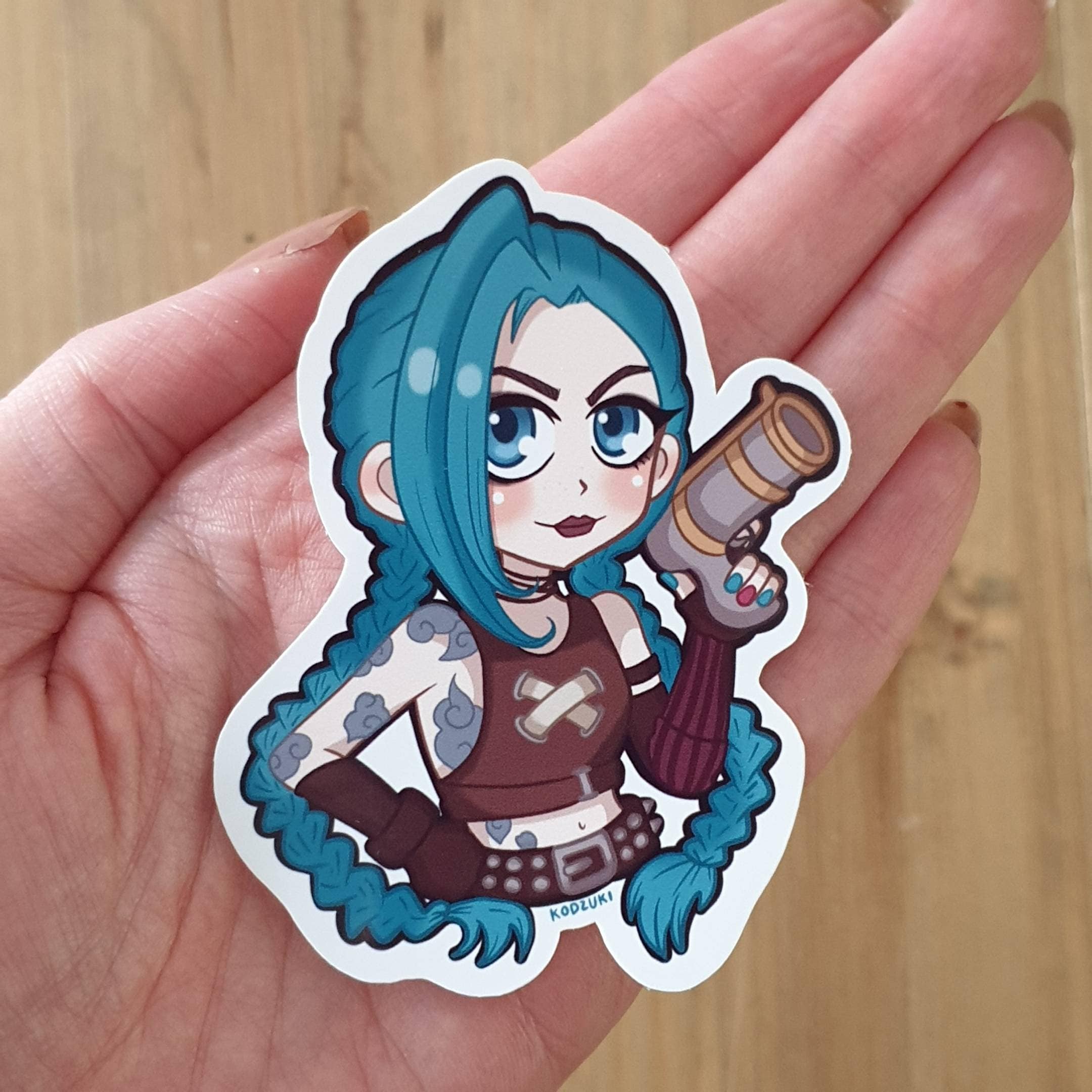 Jinx Sticker Arcane League of Legends Lol Cute Chibi - Etsy