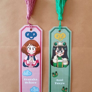 Chibi Heroes Laminated Bookmarks With Tassel - Etsy