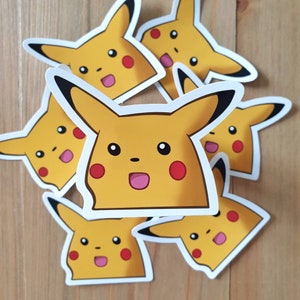 Sticker mural Pokemon, similaire au personnage de Pikachu, Sticker