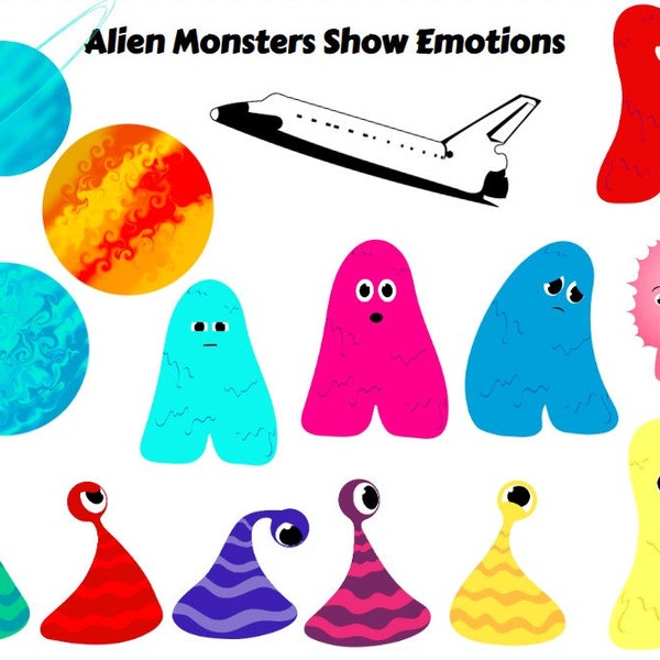 Alien Monsters show emotions