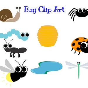 Bug Clip Art Big Eyed Bugs