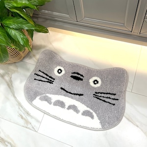 Totoro Tufted Rug: Studio Ghibli Bath Mat