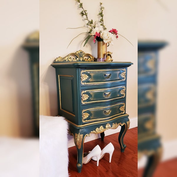 EXAMPLE Custom painted Gentlemans Chest Night Stand Lingerie Storage
