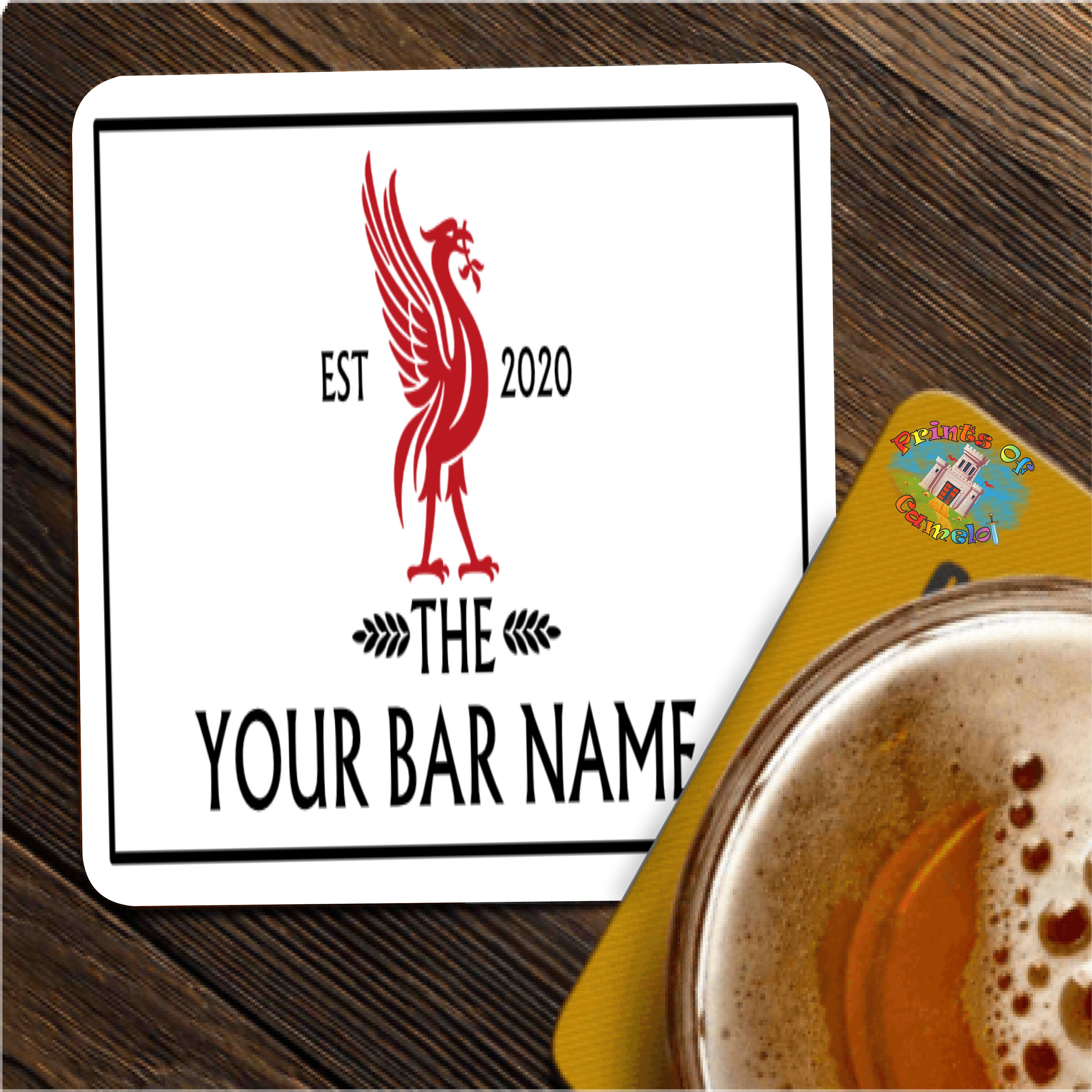 Liverpool Themed Coaster BUY 3 GET 1 FREE Etsy