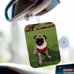 Personalised Custom Photo Car Air Freshener - Long Lasting and Reusable - car, photo, gifts for him, gifts for her, small gift, driving test