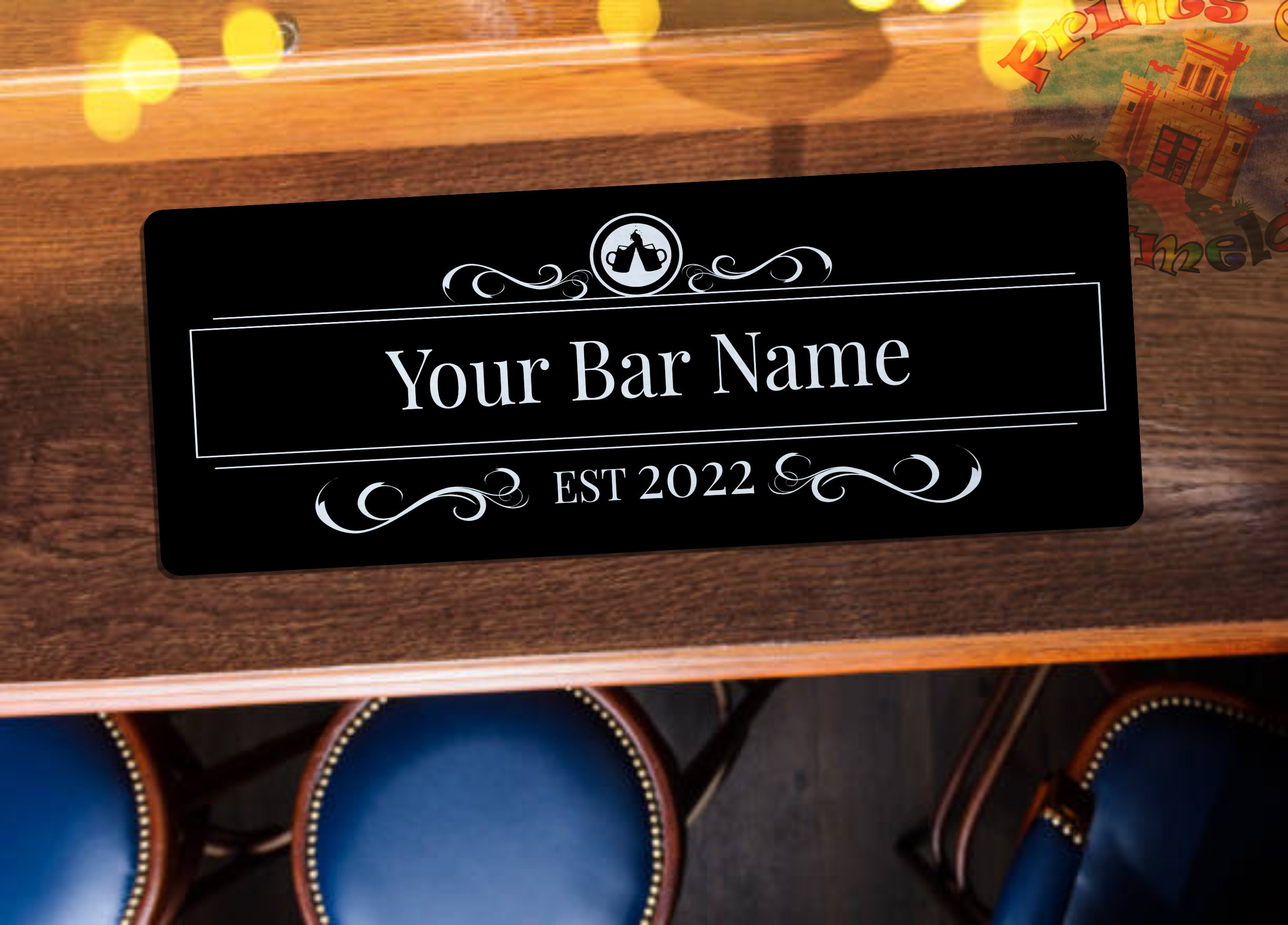 Personalised Refillable Metal Bar Snack Holder Etsy UK