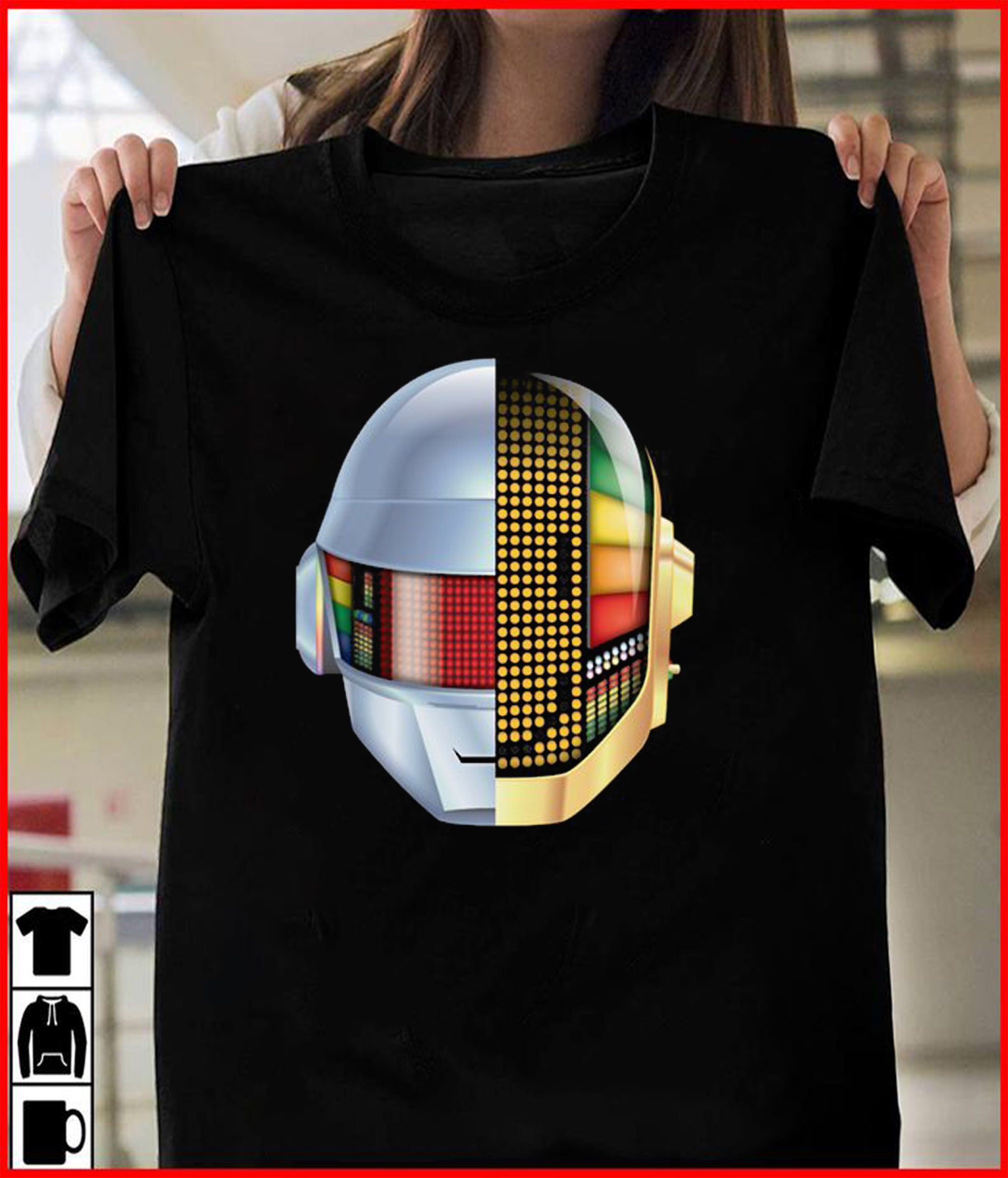 Daft Punk Discovery Tshirt Daft Punk Girl TShirt Jeunesse Etsy