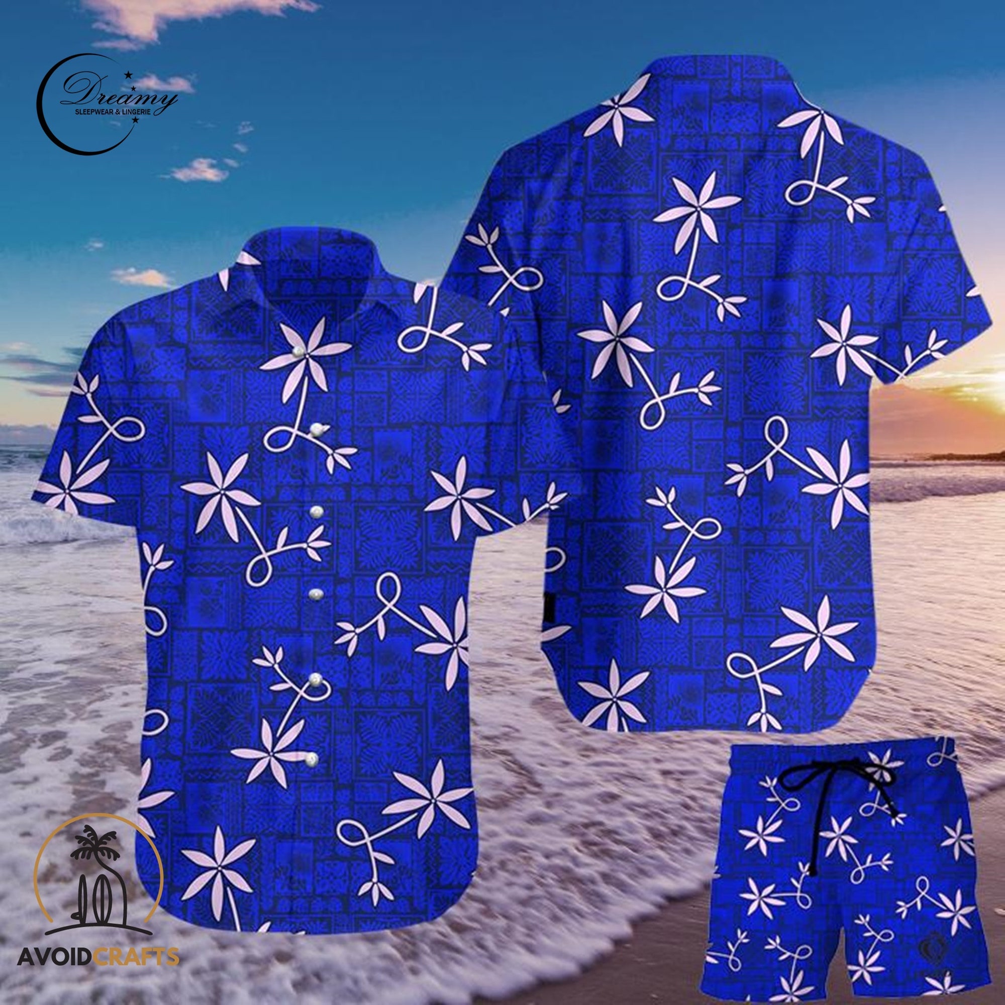 Elvis-Presley | Blue Hawaii | Blue version | Hawaiian Shirt