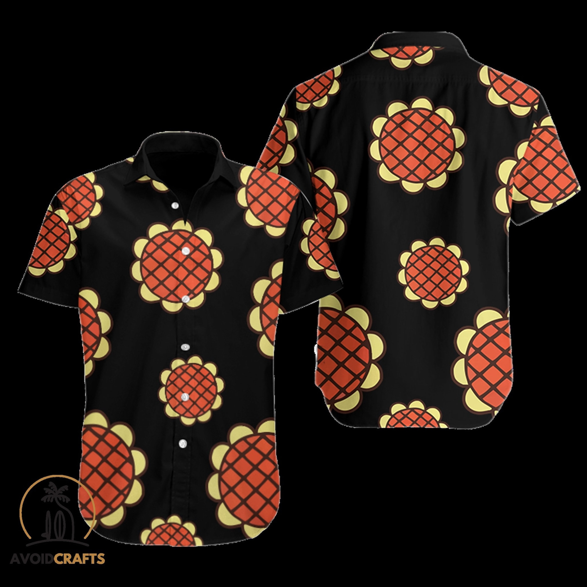 Luffy | Hawaiian Shirt, Summer Hawaiian, Short-Sleeve Hawaiian Shirt