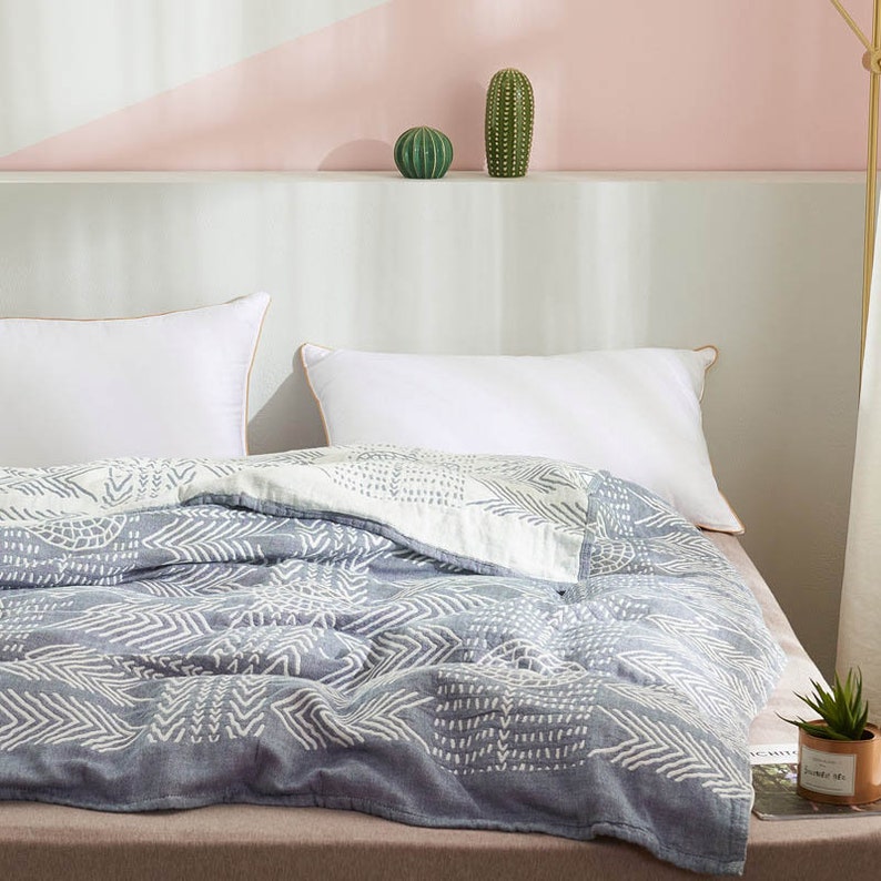 Reversible Scandi Nordic Sofa Throw Blanket Boho Throw Bed - Etsy UK