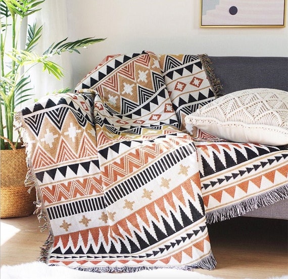 aztec throw blanket