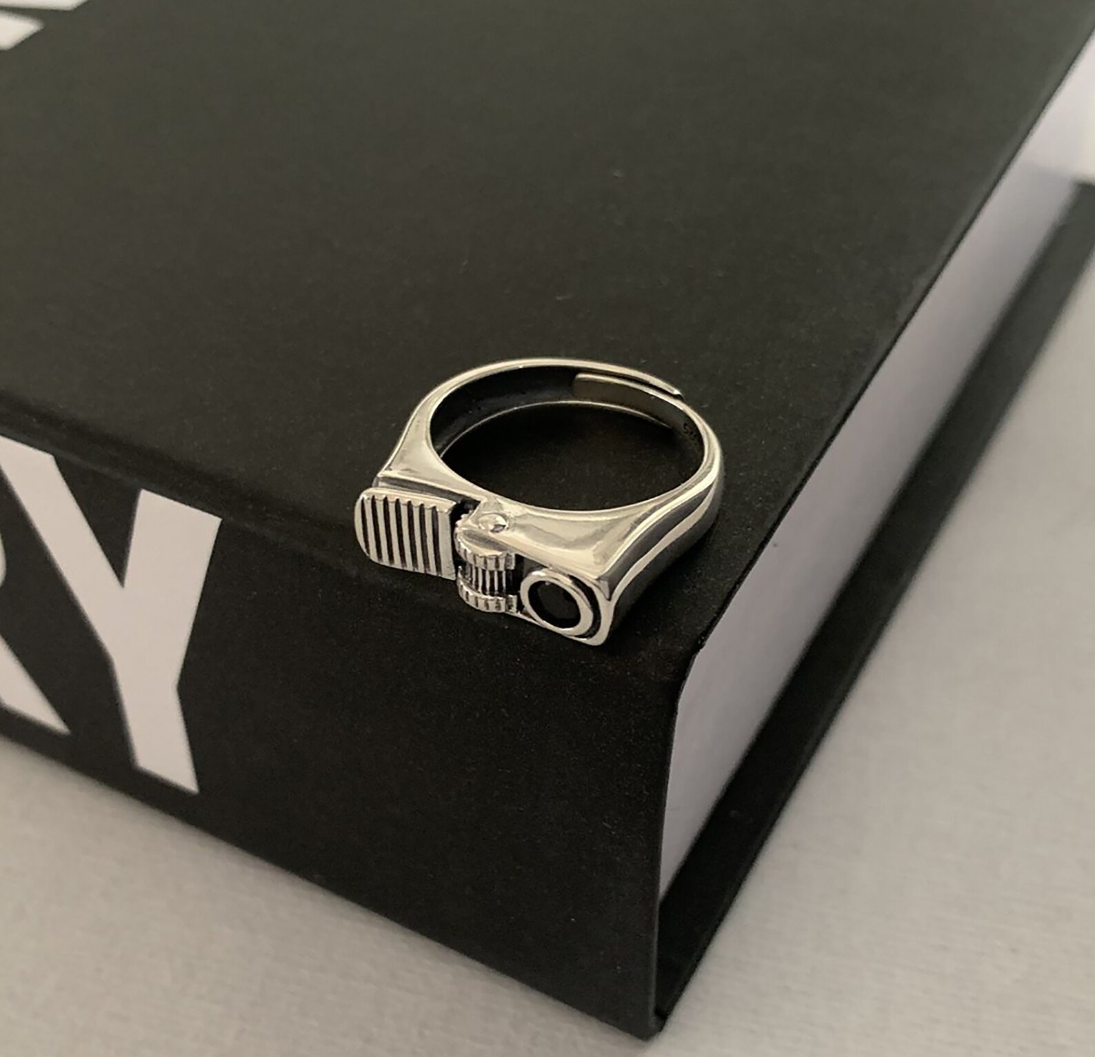 Sterling Silver Ring Lighter Ring 925 Ring Adjustable Etsy