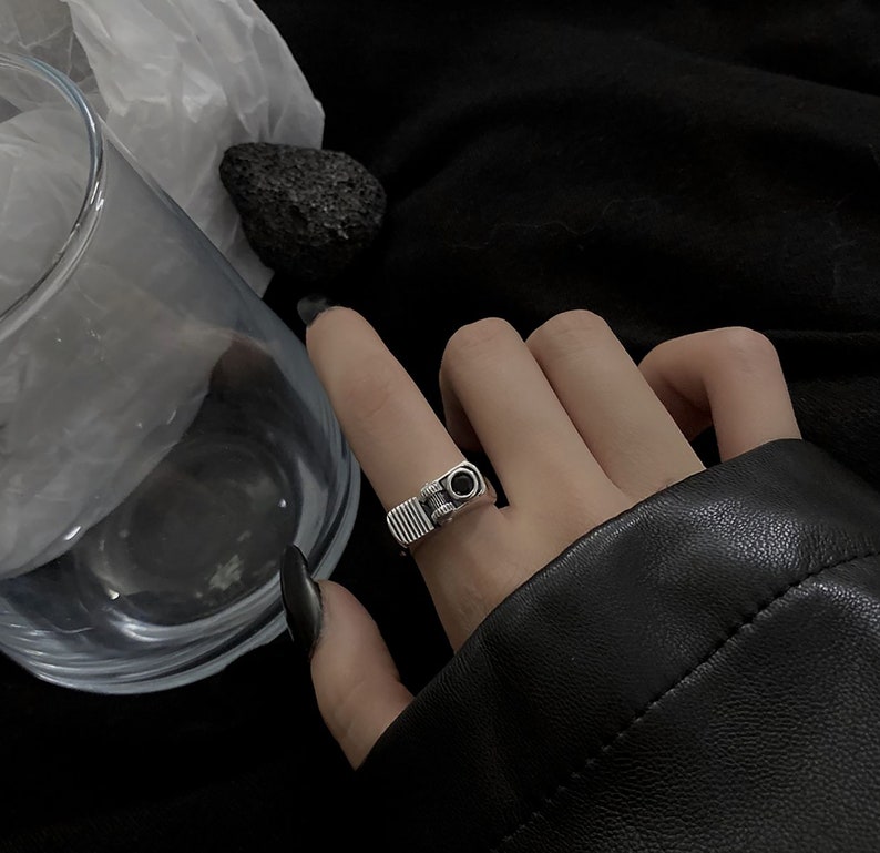 Sterling Silver Ring Lighter Ring 925 Ring Adjustable Etsy