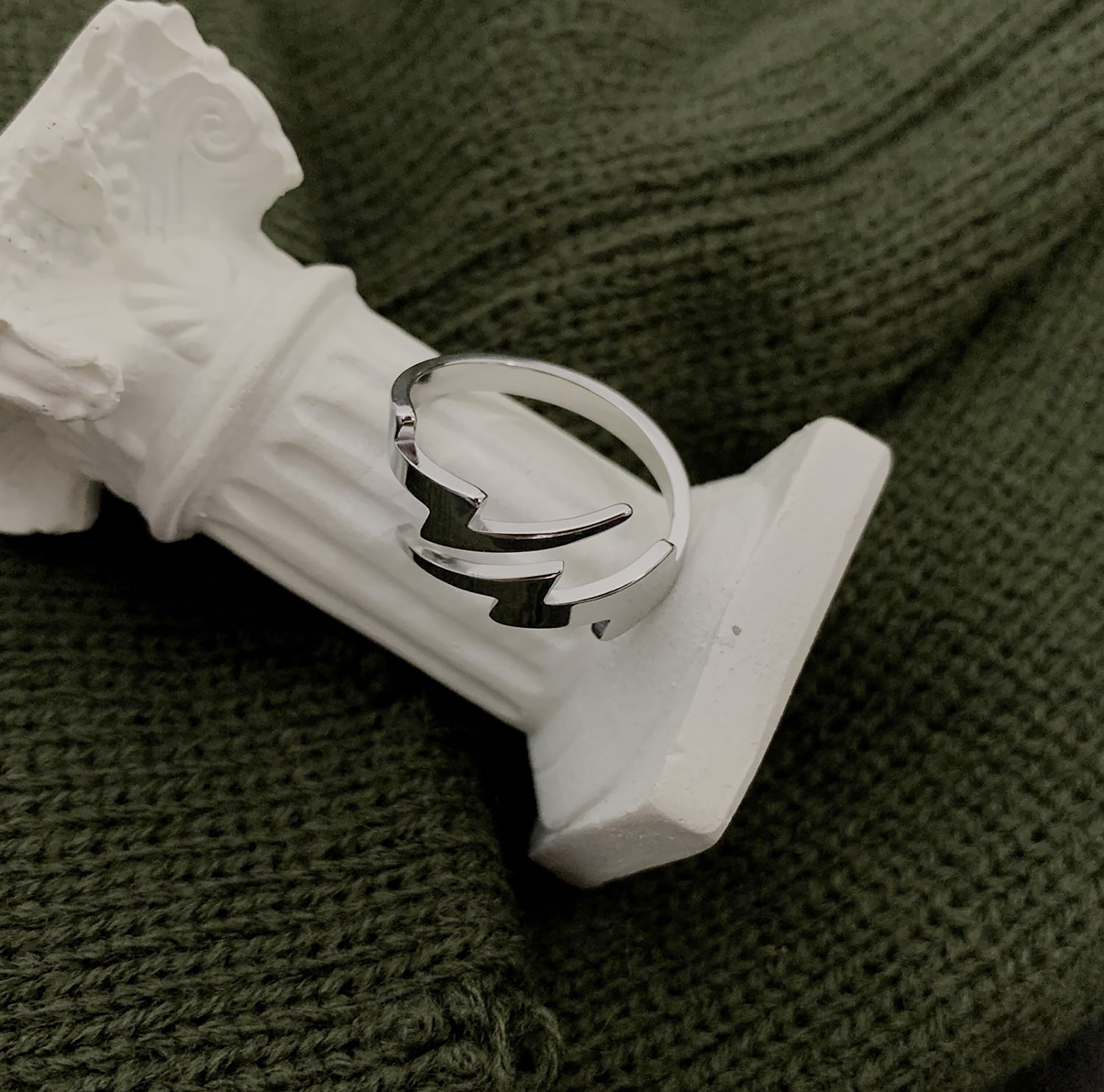 Steel Flash Ring Stylish Ring Adjustable Ring Special Etsy Australia