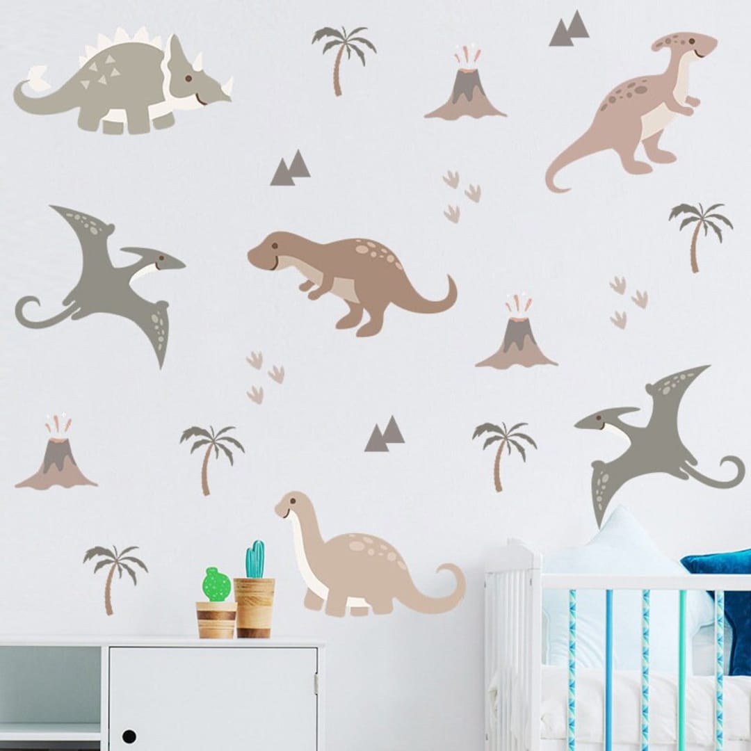 Dinosaur Removable Wall Stickers for Kids Room Decor Wall Decals,dinos