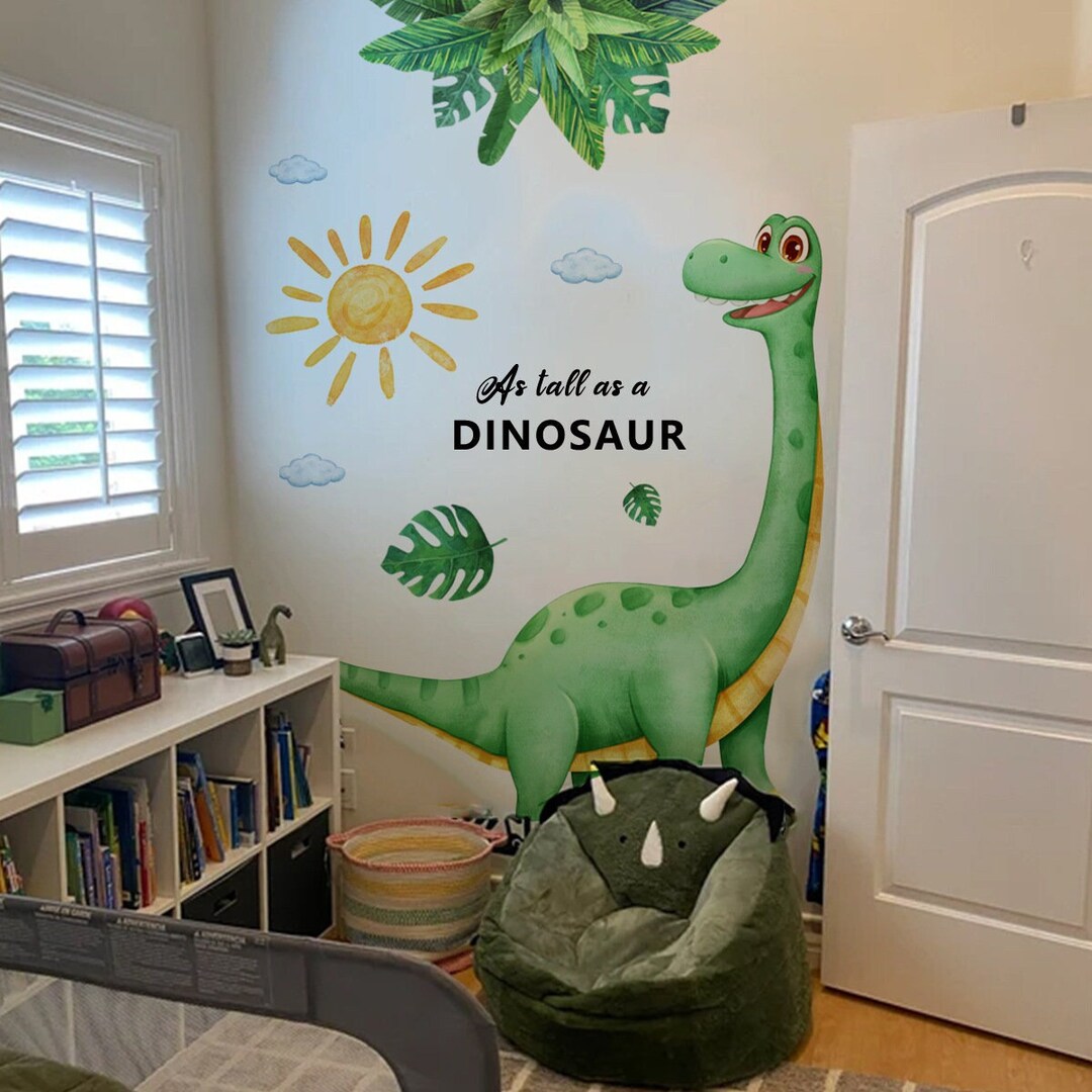 Large Dinosaur Wall Decal for Boys' Bedroom Decor, Nursery Decor Dino