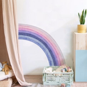 Large Boho Rainbow Wall Decals: Kids Nursery Decor - Etsy
