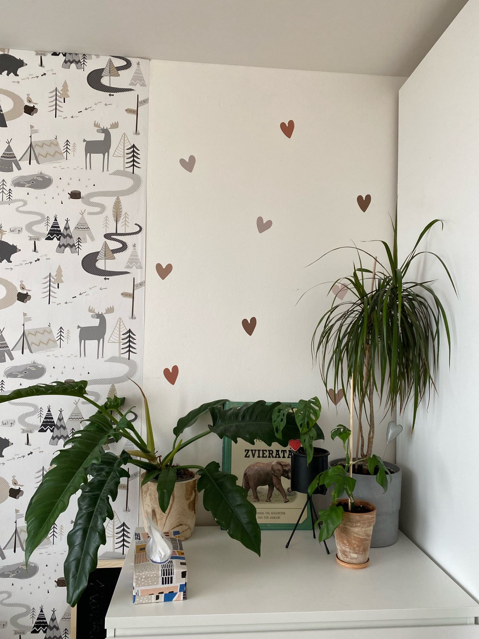 36pcs Multicolor Pastel Heart Wall Decals for Kids Etsy