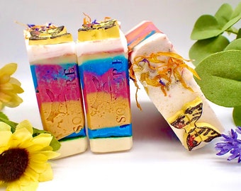 Butterfly Meadows: Soap For Sensitive Skin-Gift Ideas-Rich Lather-Organic-Vegan-Natural