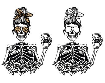 Download Skull Coffee Svg Etsy