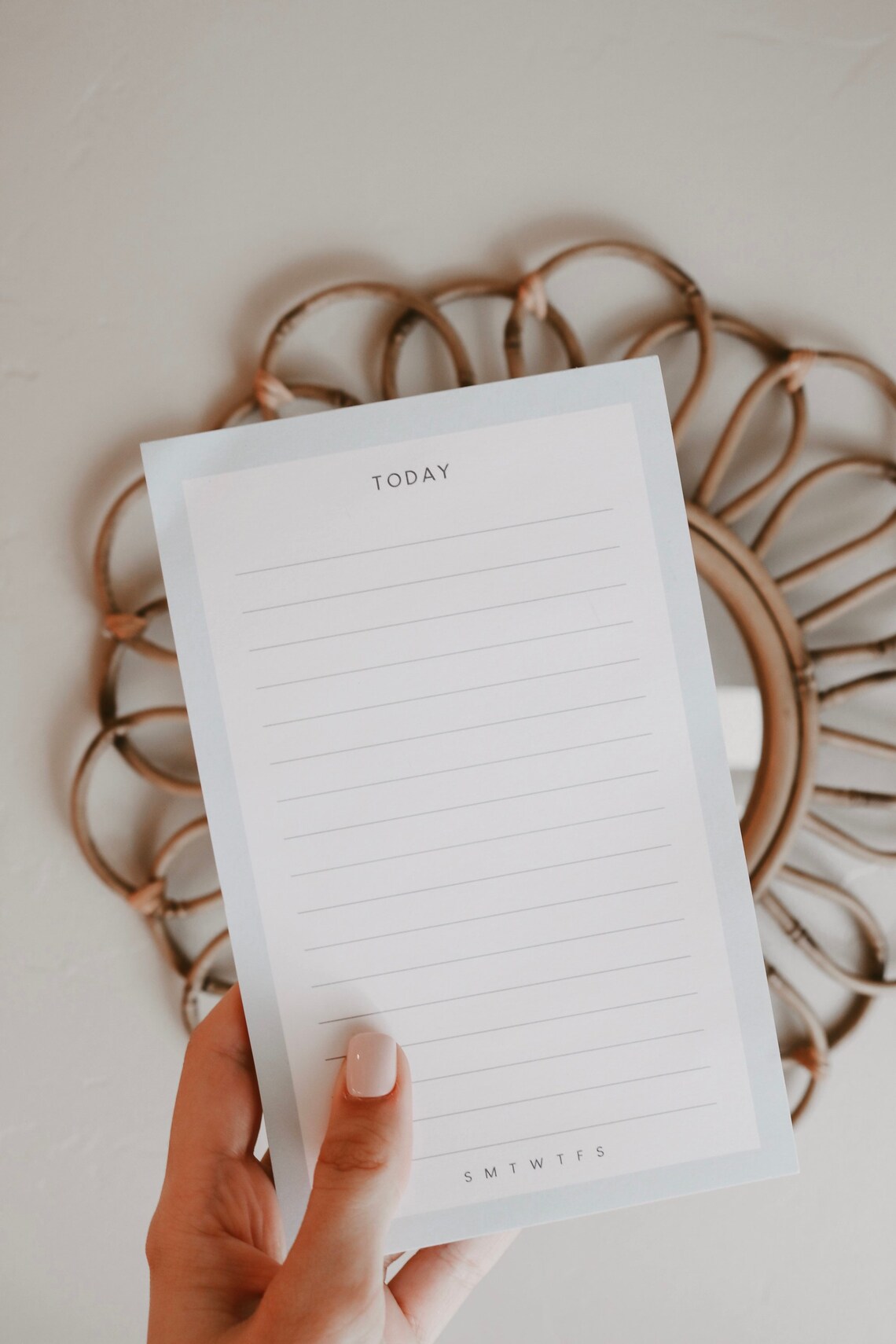 Notepad small notepad light blue notepad simple notepad Etsy