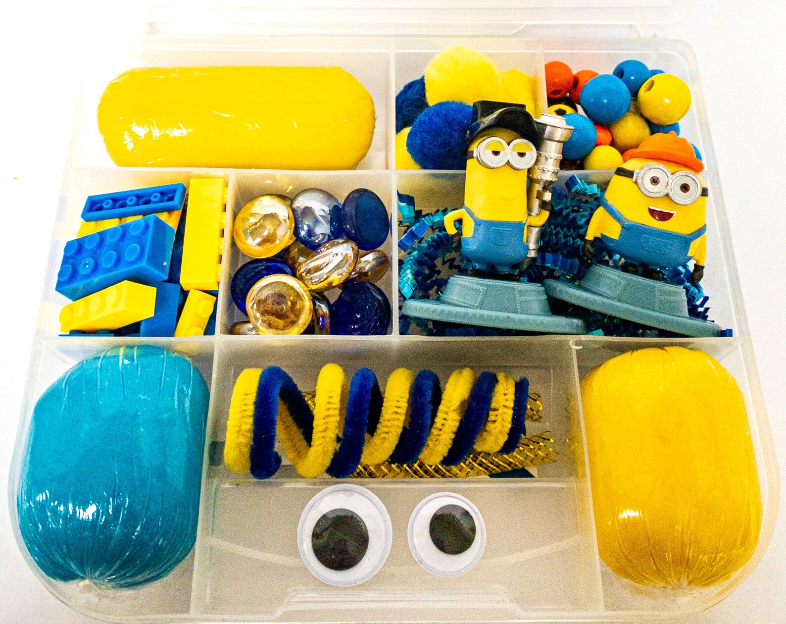 Minions Sensory Kit Playdough Kit Sensory Bin Minions Etsy