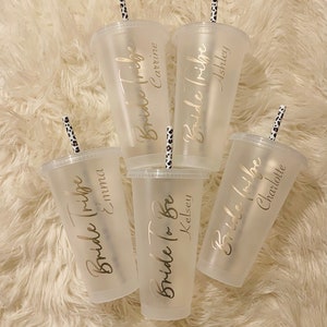 Personalised Tumbler 24oz, Custom name Tumbler with lid and straw, hen party cups, bridesmaids cups, stag do cups, party favours