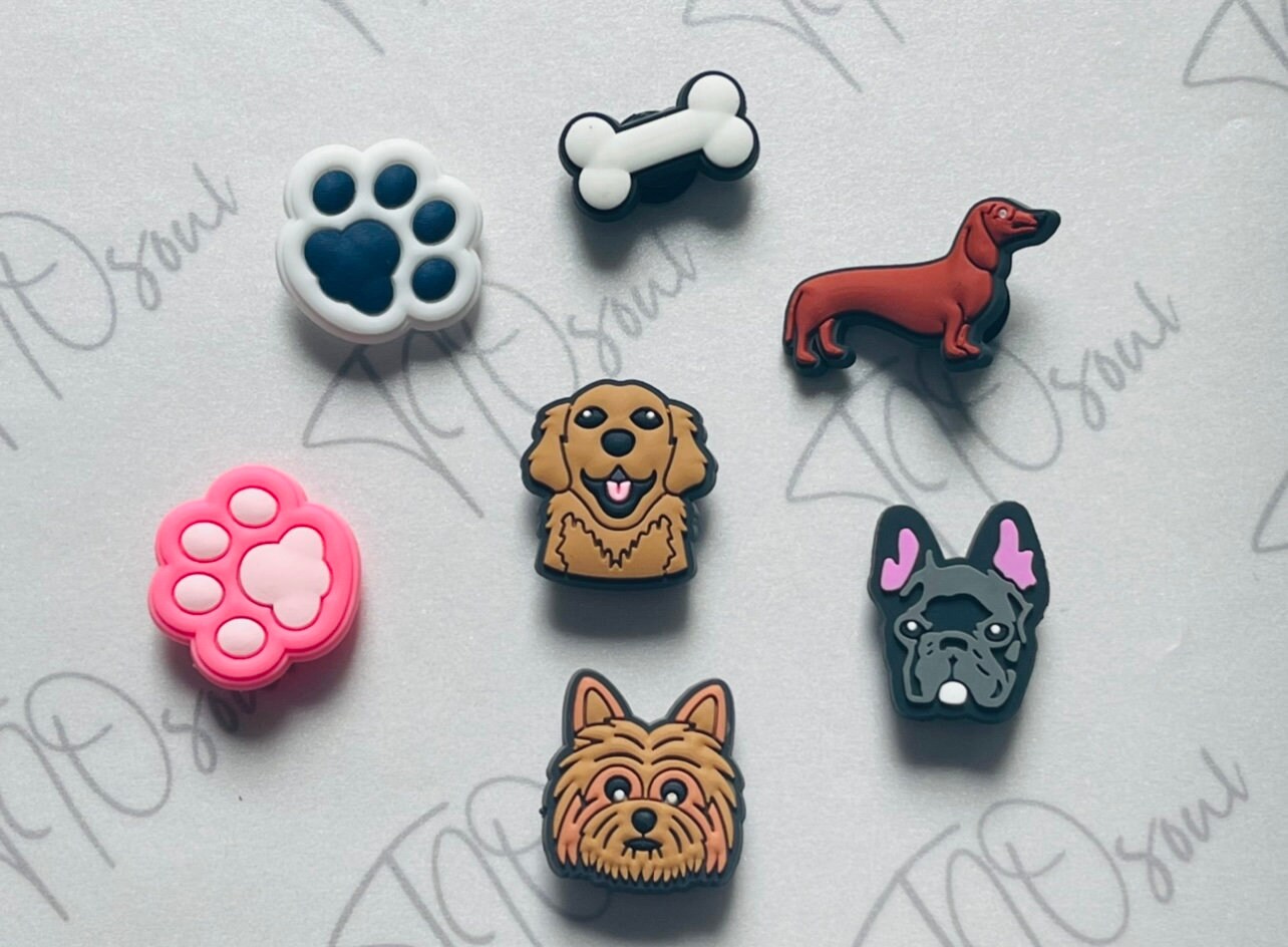 Dog Shoe Charms Pet Shoe Charm Dog Bone Dachshund Dog Etsy UK