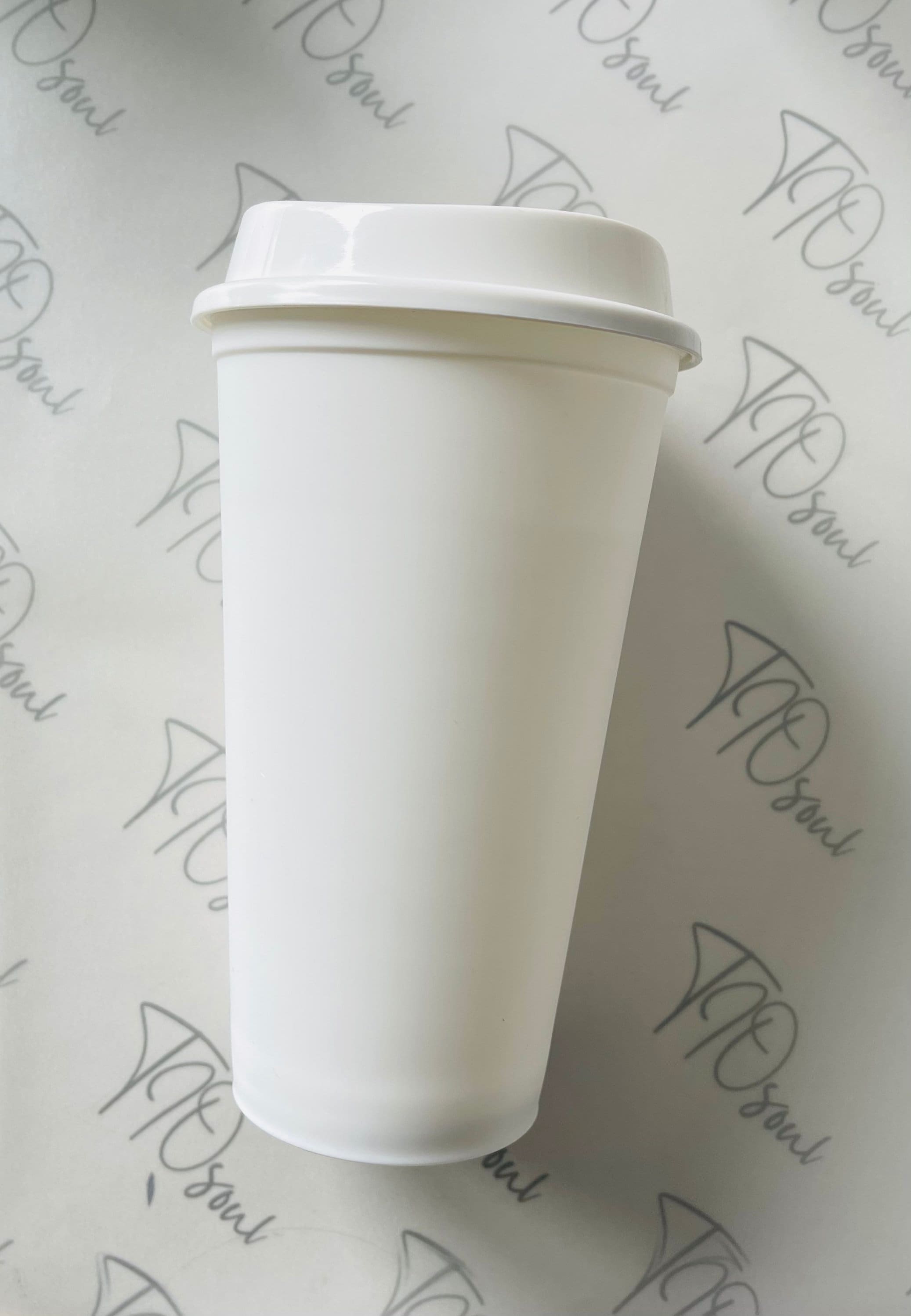 Blank Reusable Hot Cup With Lid Reusable Coffee Cup Blank Etsy UK