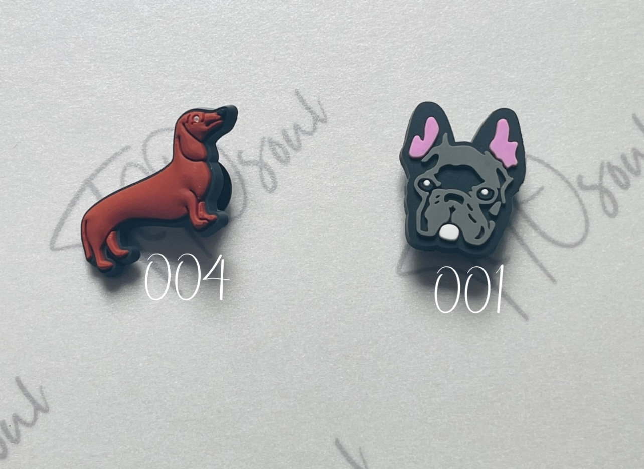 Dog Shoe Charms Pet Shoe Charm Dog Bone Dachshund Dog Etsy UK