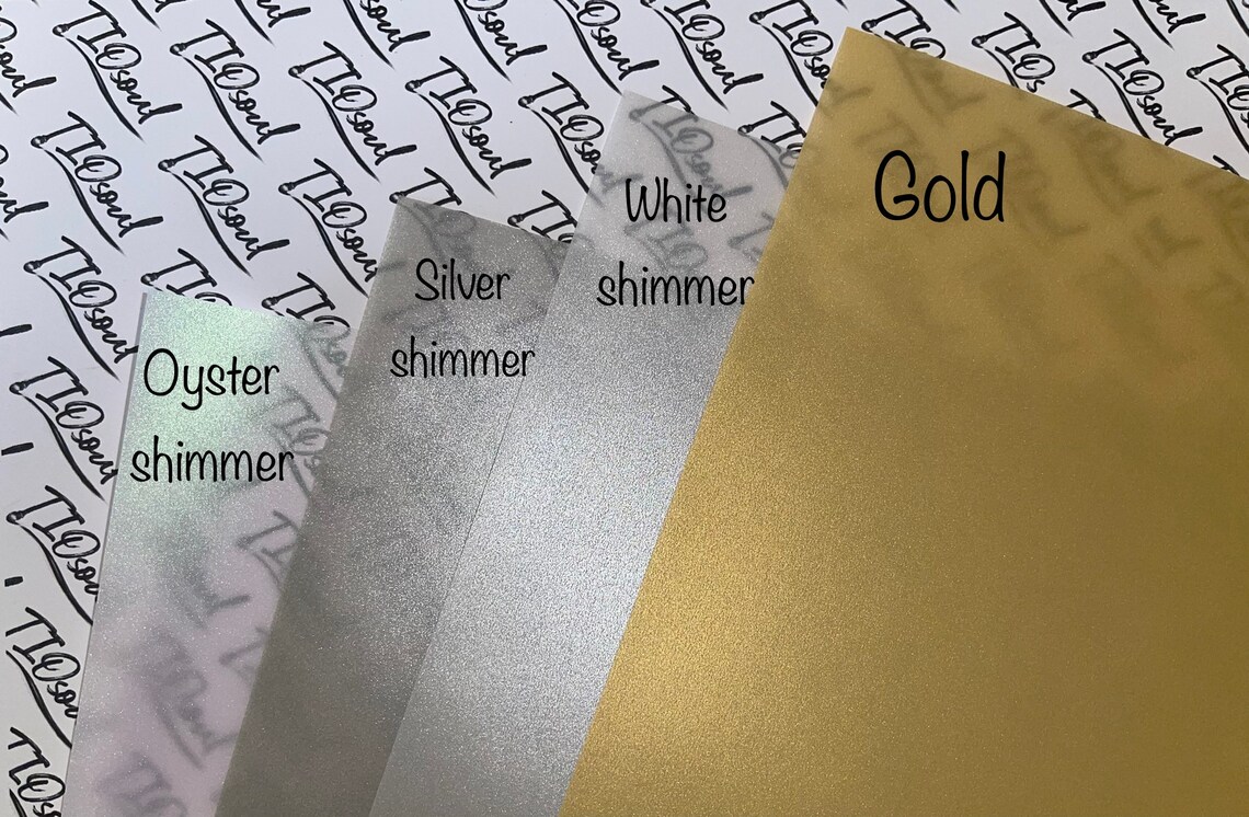 Custom Vellum Paper shimmer vellum paper branded packaging Etsy Nederland