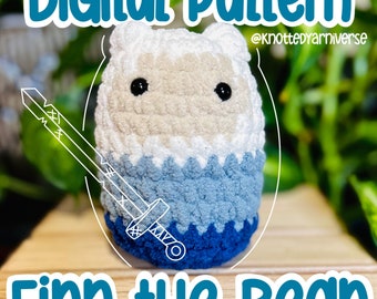 Finn the Bean | Digital Crochet Pattern | PDF