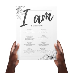Scripture Art | What God Says About Me
