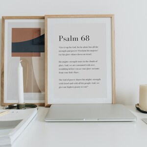 Scripture Art | Psalm 68