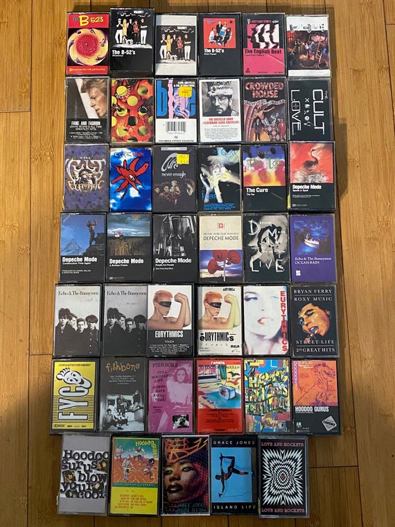 Classic '80s New Wave Synth Pop cassette tapes AL Etsy