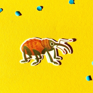 WEEVIL FRIEND Waterproof Matte Vinyl Sticker