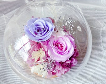 Konservierte Ewige Rose, Valentinstag, Handgemachtes Einzigartiges Geschenk für Freundin, Getrocknete Blumenstrauß, Rosengeschenke, Forever Rose