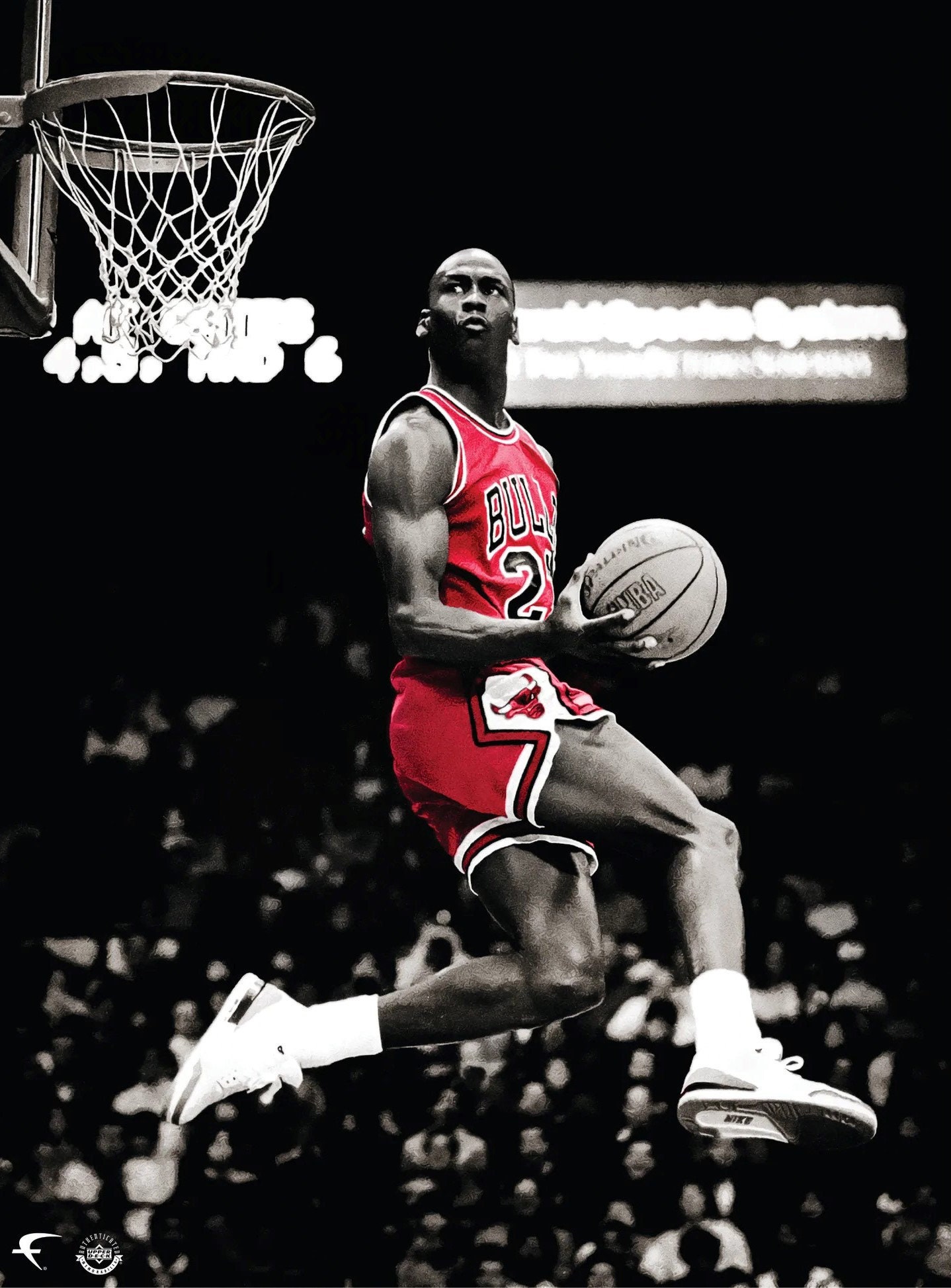 Michael Jordan Poster, Michael Jordan Three Peat Champions With