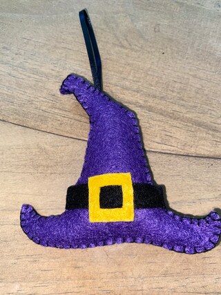 Rubie's Accessori Cappello Da Strega Con Capelli Viola Travestimento