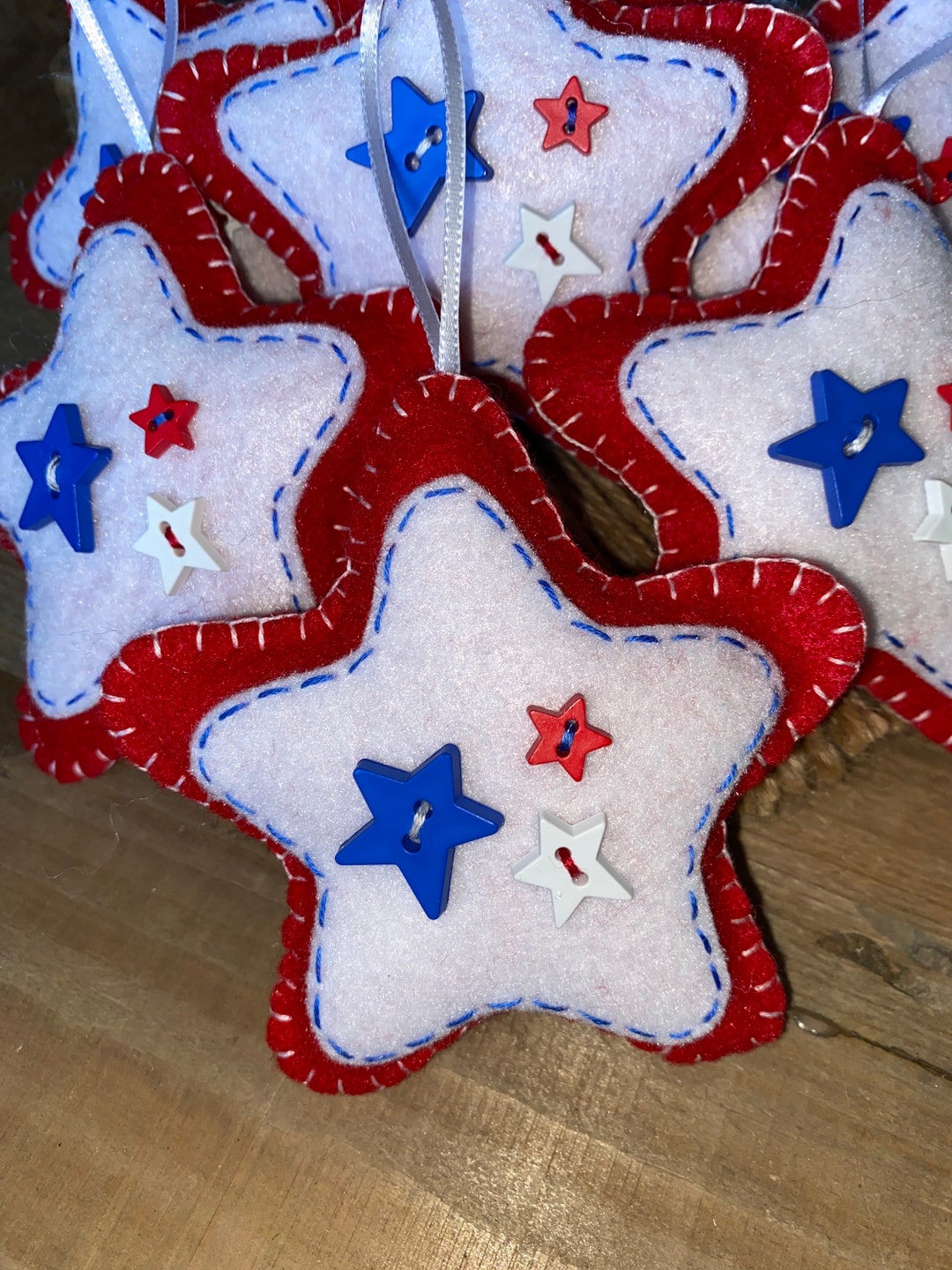 Tischaufsätze 4. Juli – 3er-Set Ballongewicht Deko, Rot-weiß-blau Mit Sternen-Glitzerfolie, Für US-Patriotische Feiern, Veteranentag & Mehr