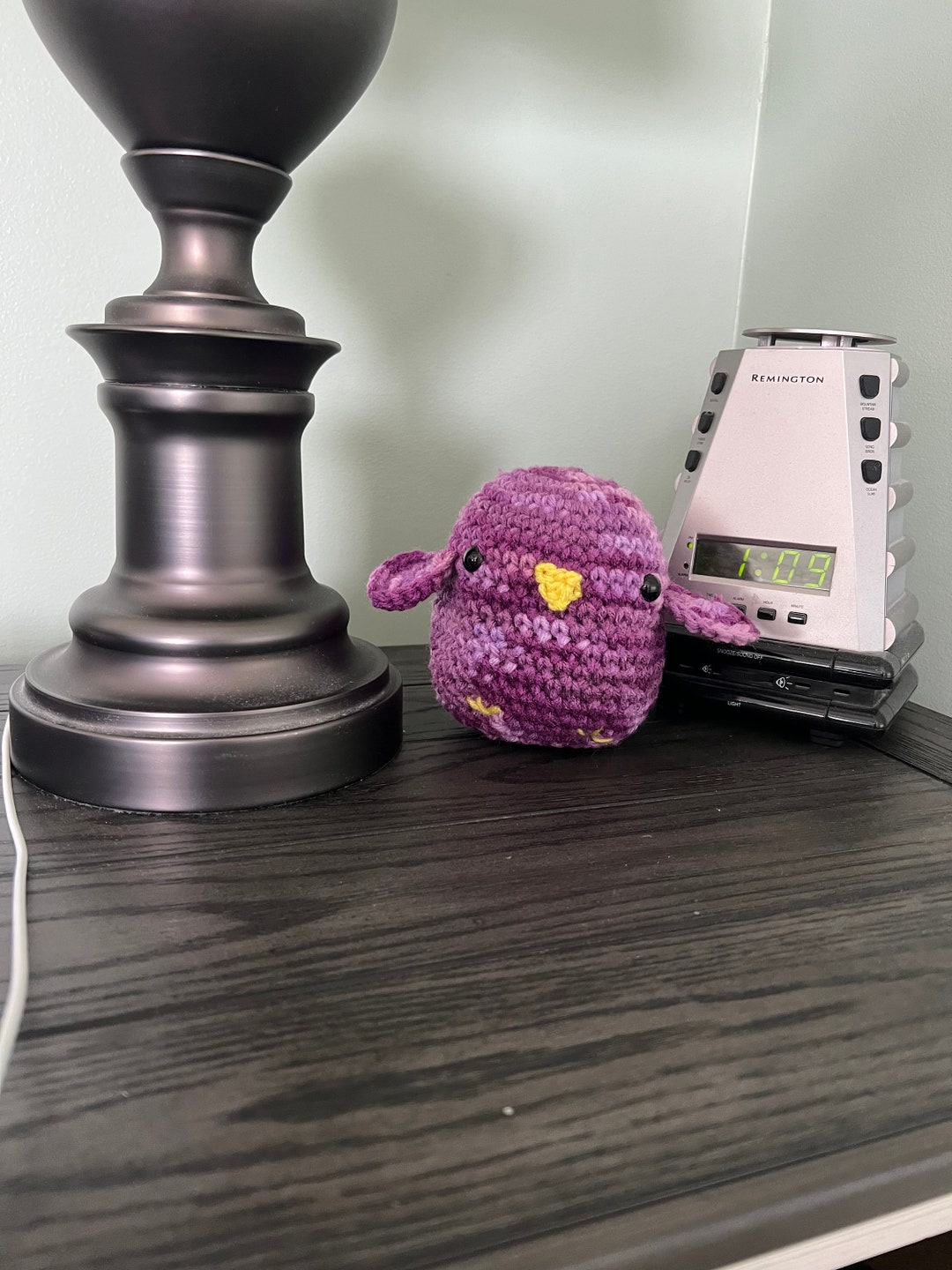 Crochet Amigurumi Purple Bird Etsy