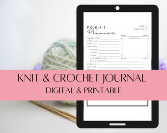 Crochet Pattern Journal | crochet project planner | Pattern Writing Guide | PDF