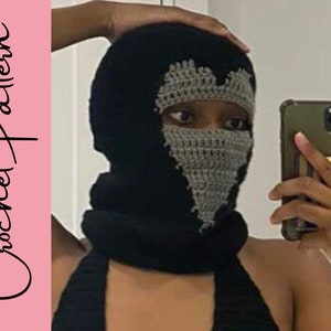 Crochet PATTERN Ski Mask PDF / Beanie / hat PATTERN | Balaclava | Easy Crochet Pattern