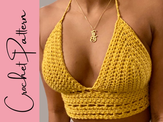 The Stella Crop Top PATTERN Crochet Crop Top - Etsy
