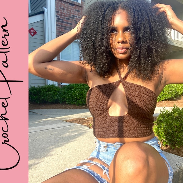 Crochet Crop Top PATTERN | Yara crop top| Beginner Crochet Pattern| All Sizes